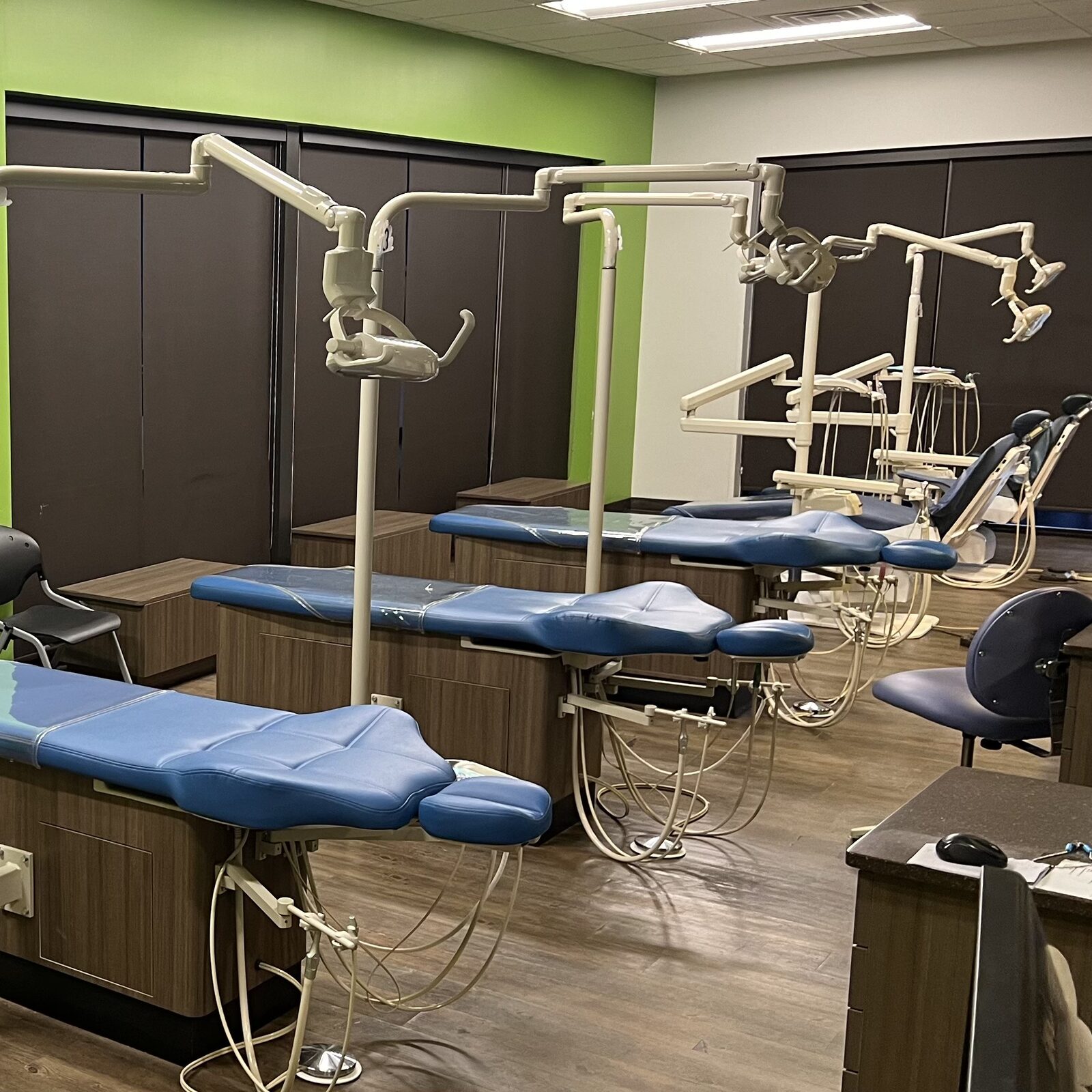 Completed dental chair restoration